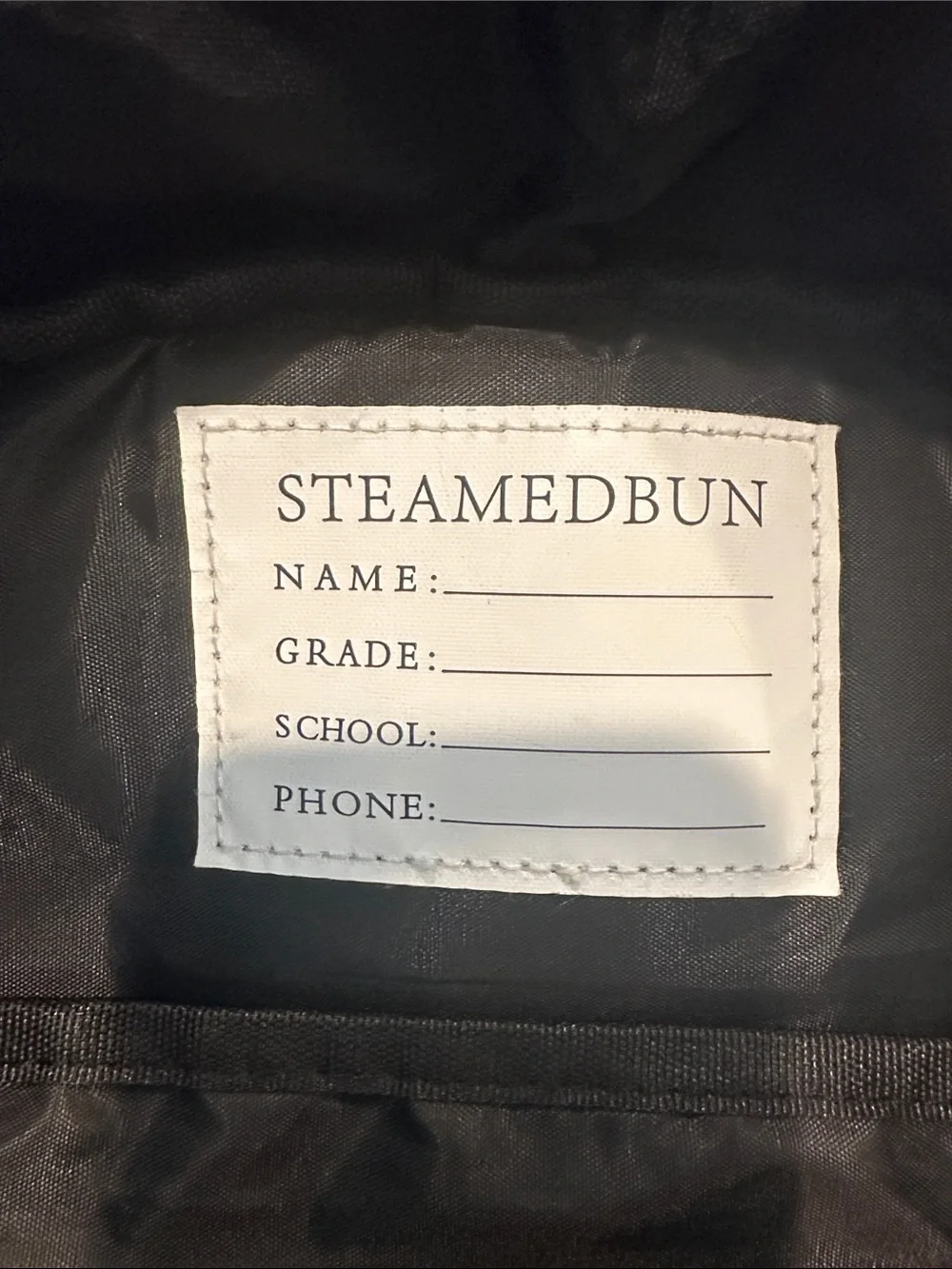 Steamed Bun compact navy